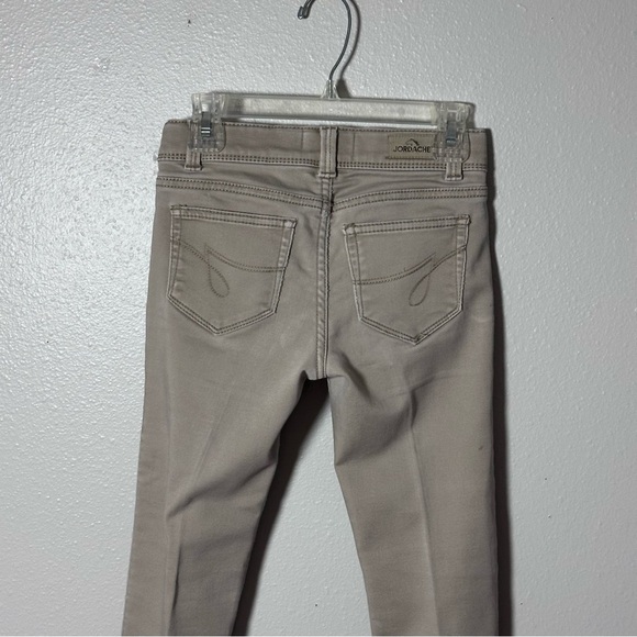 Jordache Kids Girls Khaki Tan Skinny Jeans Uniform Pants Size 8 Slim. - Picture 6 of 10